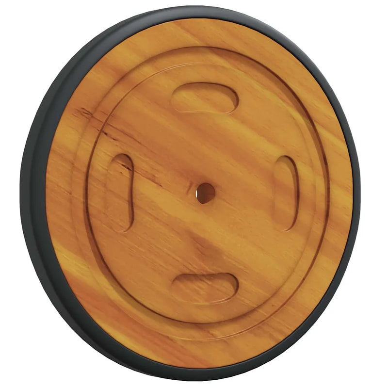 Space Wheels 2 pcs Brown 20.5 x 20.5 x 2 cm Solid Acacia Wood