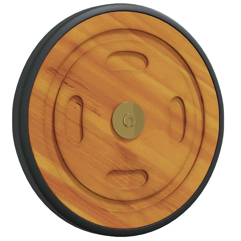 Space Wheels 2 pcs Brown 20.5 x 20.5 x 2 cm Solid Acacia Wood