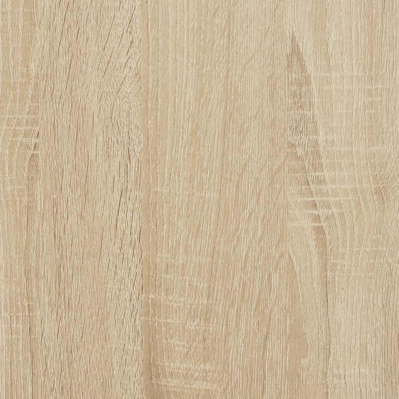 vidaXL Bed Frame No Mattress Sonoma Oak 150x200 cm Engineered Wood
