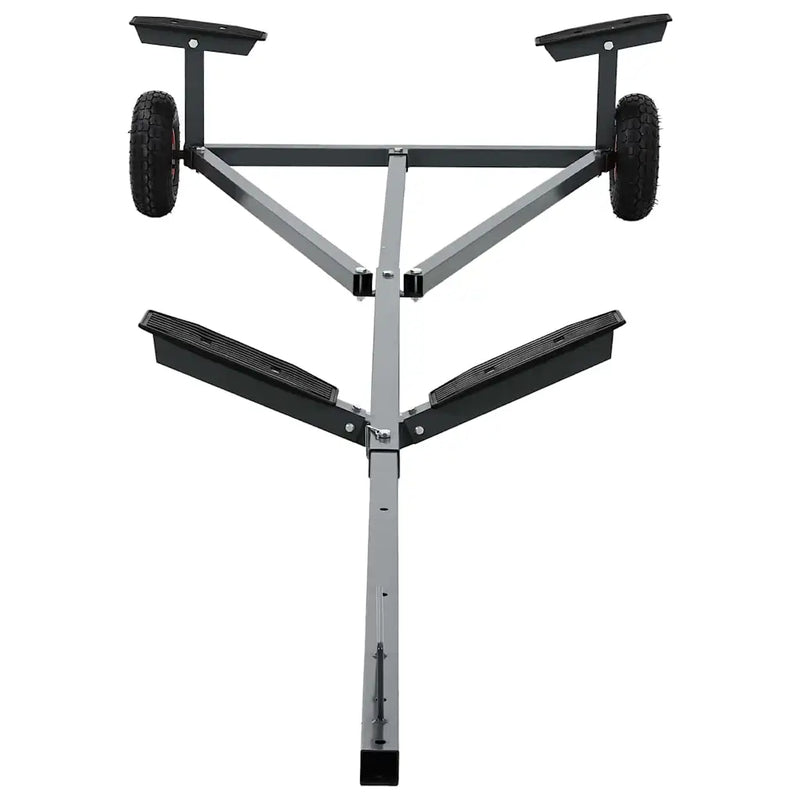 Boat Trailer Silver 302 x 107 x 42 cm Steel