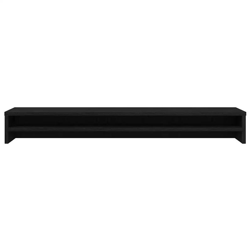 Monitor Stand Black Oak 100x24x13 cm Engineered Wood
