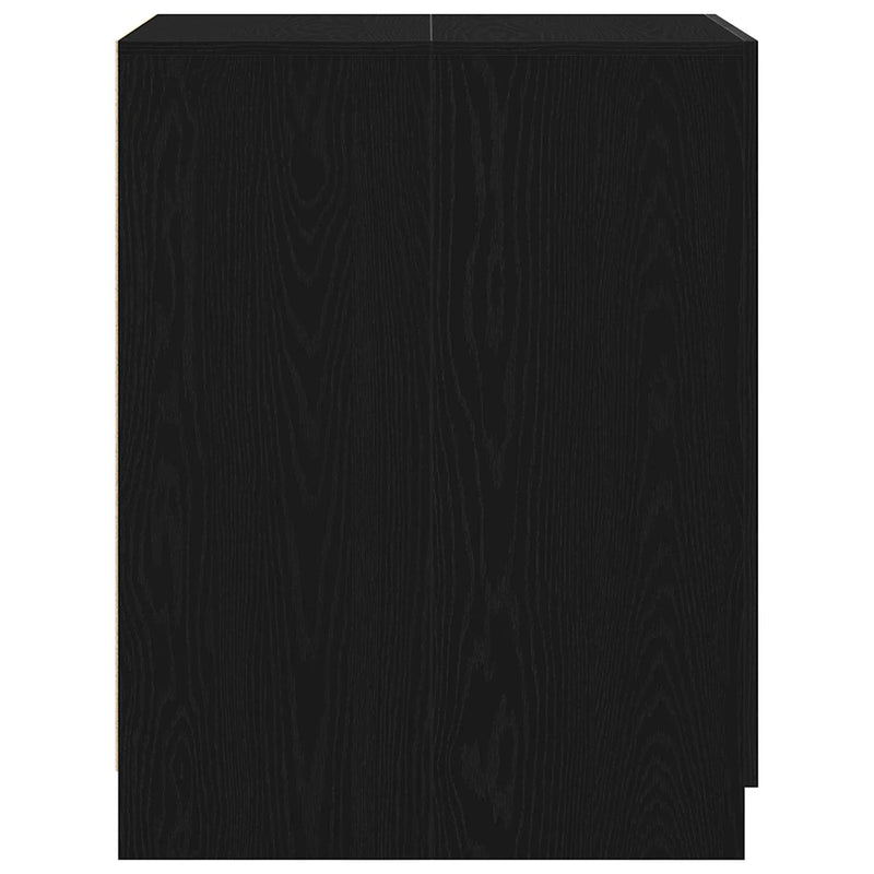 Washing Machine Cabinet Black Oak 70,5 x 71,5 x 91,5 cm