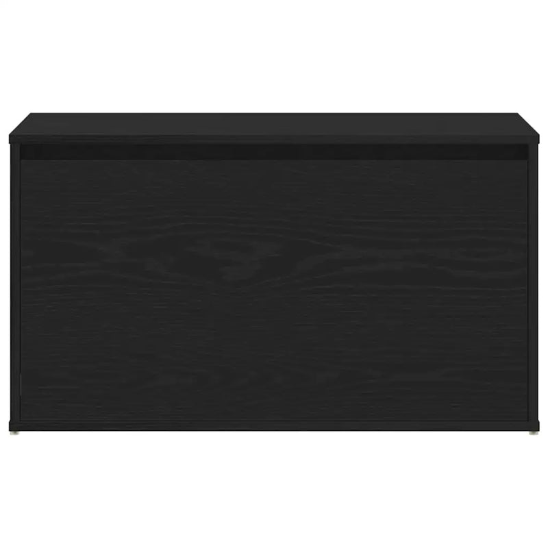 Hall Bench Black Oak 80 x 40 x 45 cm Engineered Wood