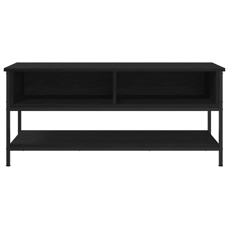 vidaXL TV Cabinet Black oak 100 x 35 x 45 cm Engineered wood