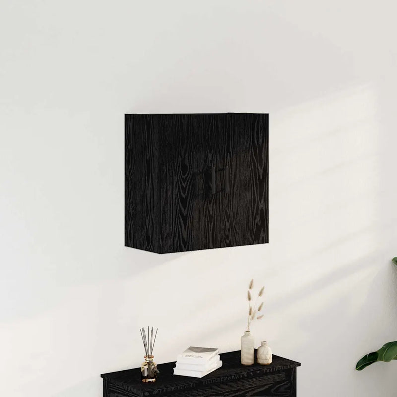 Wall-mounted Cabinet 60 x 31 x 60 cm Engineered Wood Black Oak