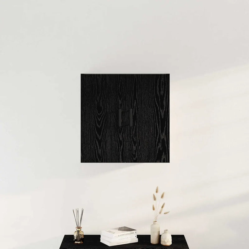 Wall-mounted Cabinet 60 x 31 x 60 cm Engineered Wood Black Oak