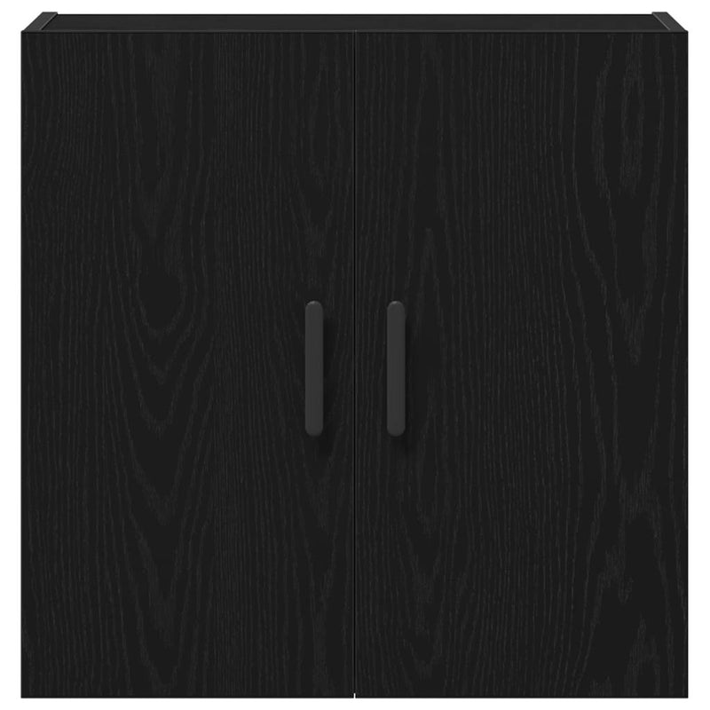 vidaXL Wall Cabinet Black oak 60 x 31 x 60 cm Engineered Wood