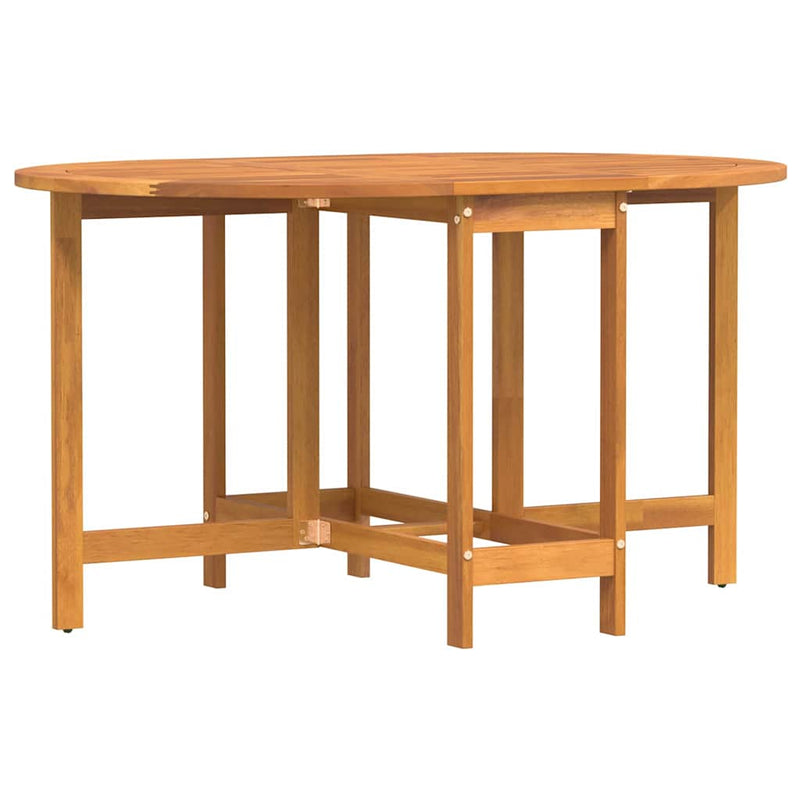 vidaXL Garden Table Folding Brown 110 x 60 x 72 cm Solid Acacia wood