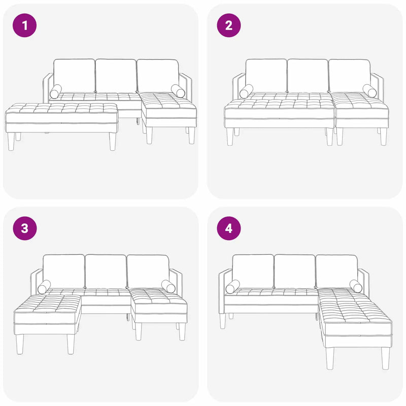 Sofa Set with Cushion 2 pcs Dark Grey Polyester