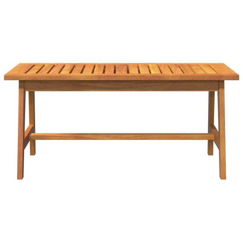 vidaXL Coffee Table Oil Natural Solid Acacia Wood