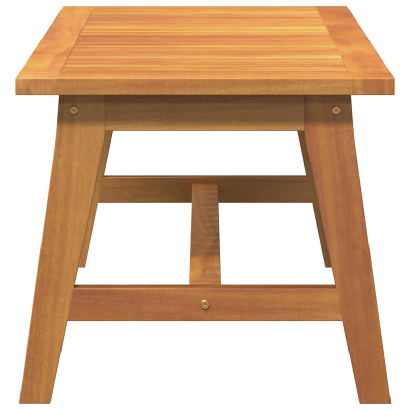 vidaXL Coffee Table Oil Natural Solid Acacia Wood