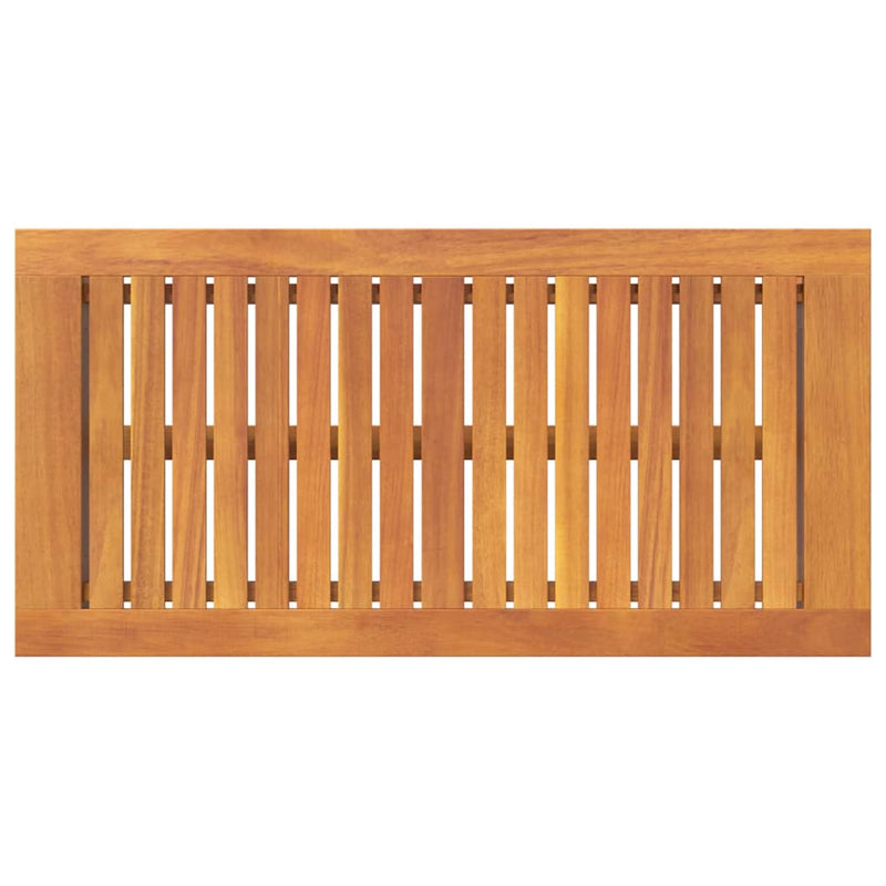 vidaXL Coffee Table Oil Natural Solid Acacia Wood