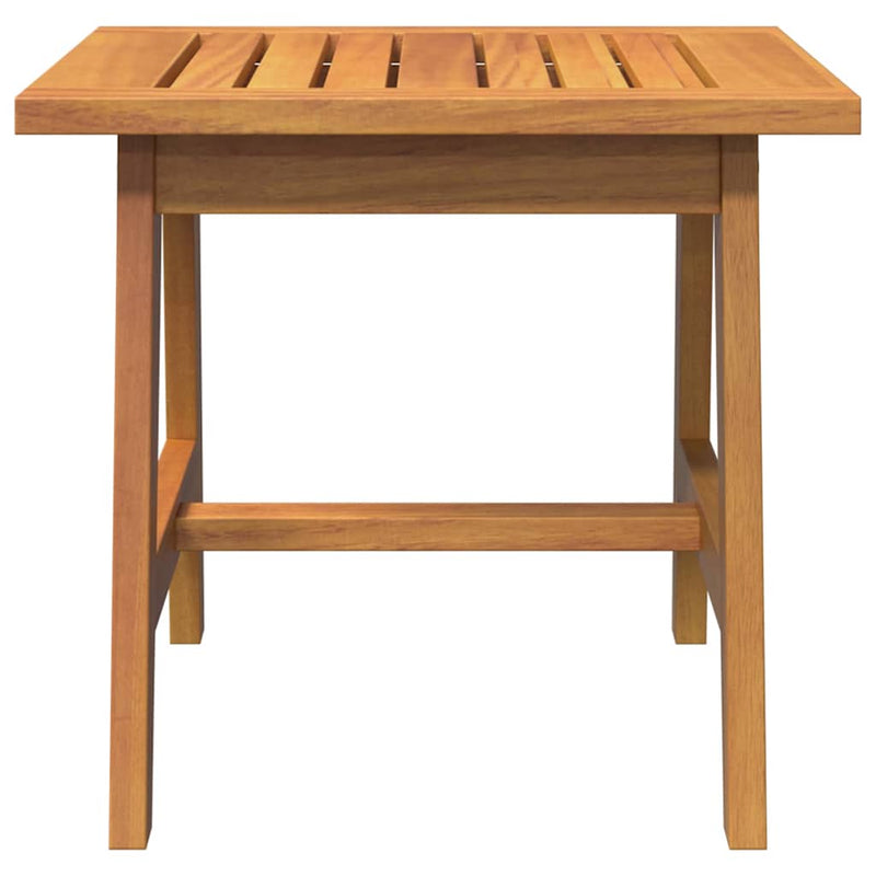 vidaXL Side Table Oil Natural Solid Acacia Wood