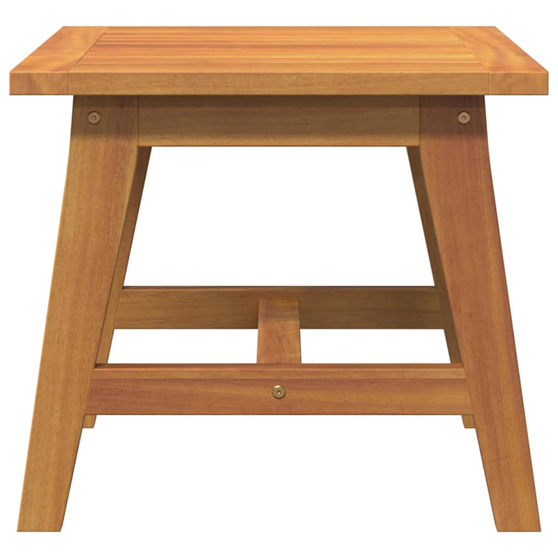 vidaXL Side Table Oil Natural Solid Acacia Wood