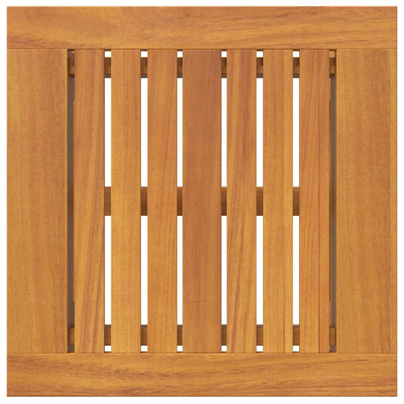 vidaXL Side Table Oil Natural Solid Acacia Wood