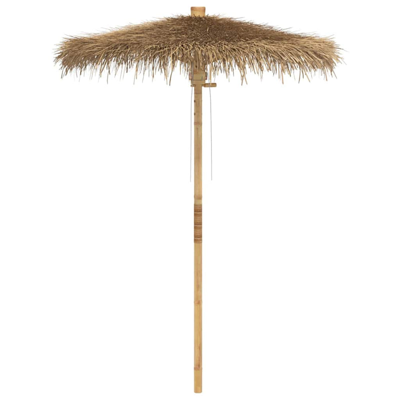 vidaXL Tiki Umbrella with Banana Leaf Canopy 150 cm Bamboo