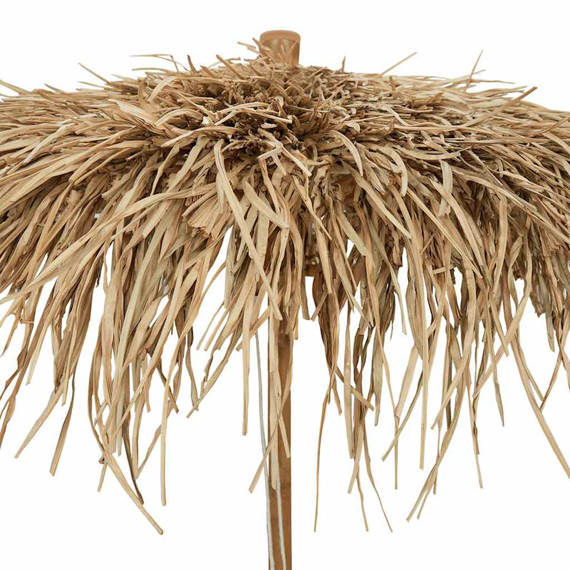vidaXL Tiki Umbrella with Banana Leaf Canopy 180 cm Bamboo