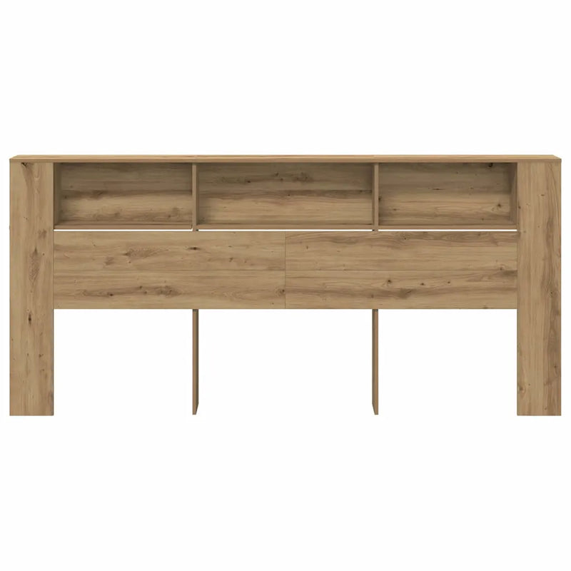 Headboard Cabinet with Shelf Artisan Oak 220 x 18.5 x 102.5 cm