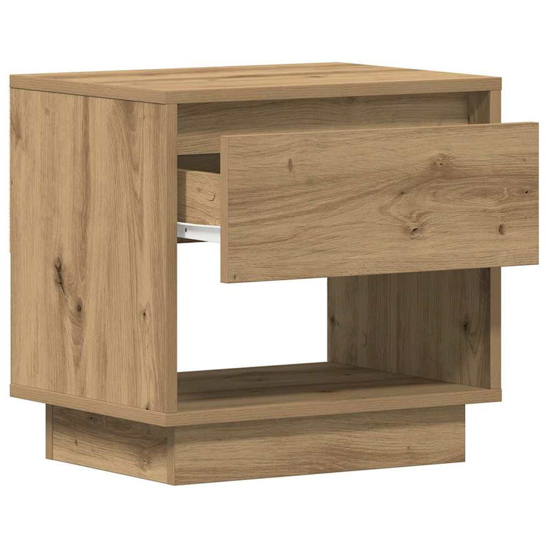 vidaXL Nightstand 2 pcs Artisan oak 45 x 34 x 44 cm Engineered wood