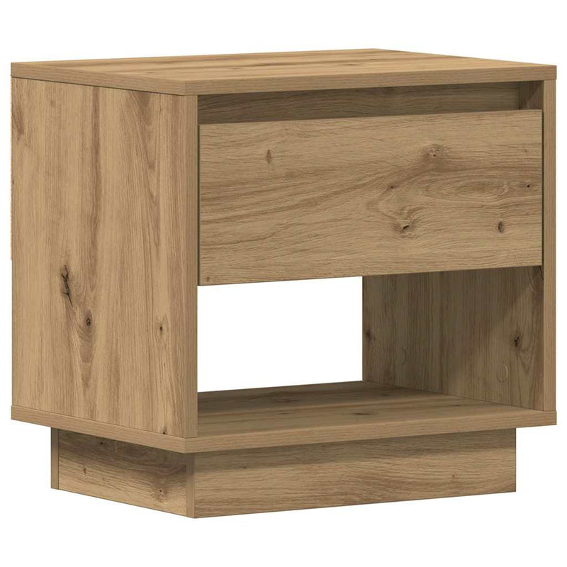 vidaXL Nightstand 2 pcs Artisan oak 45 x 34 x 44 cm Engineered wood