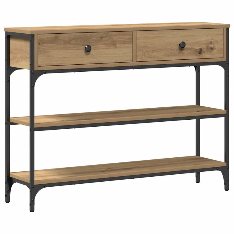 Console Table Artisan Oak 72.5 x 25 x 75 cm Engineered Wood