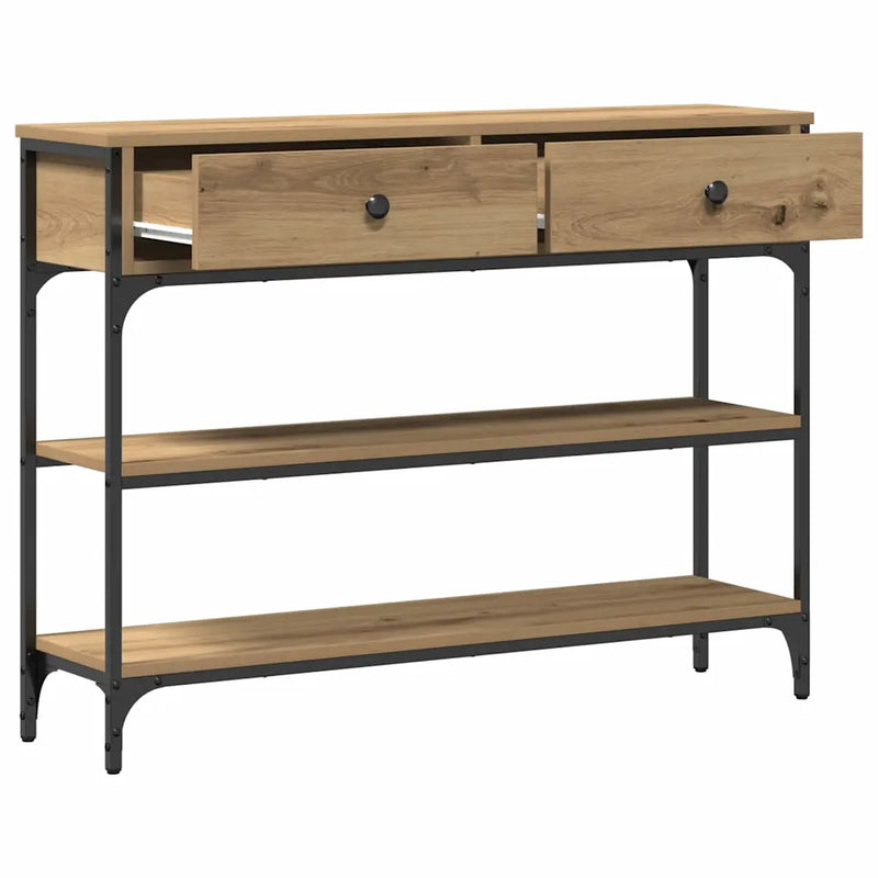 Console Table Artisan Oak 72.5 x 25 x 75 cm Engineered Wood