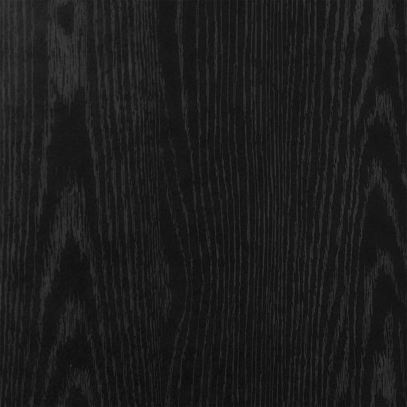 vidaXL Console Table with Drawer with Shelf Black oak 100 x 25 x 75 cm