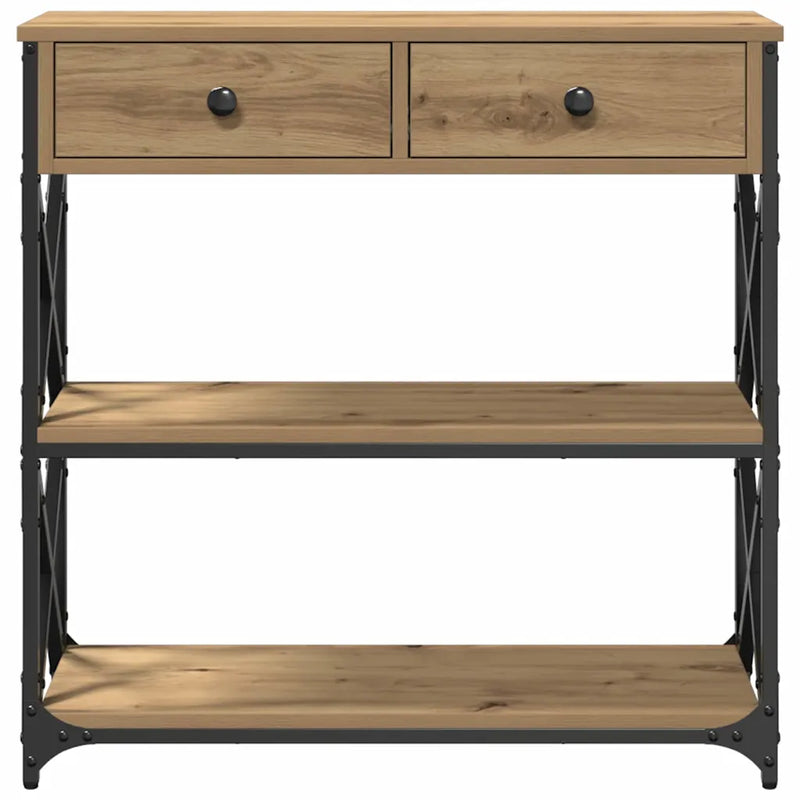 Console Table Artisan oak 75 x 28 x 75 cm