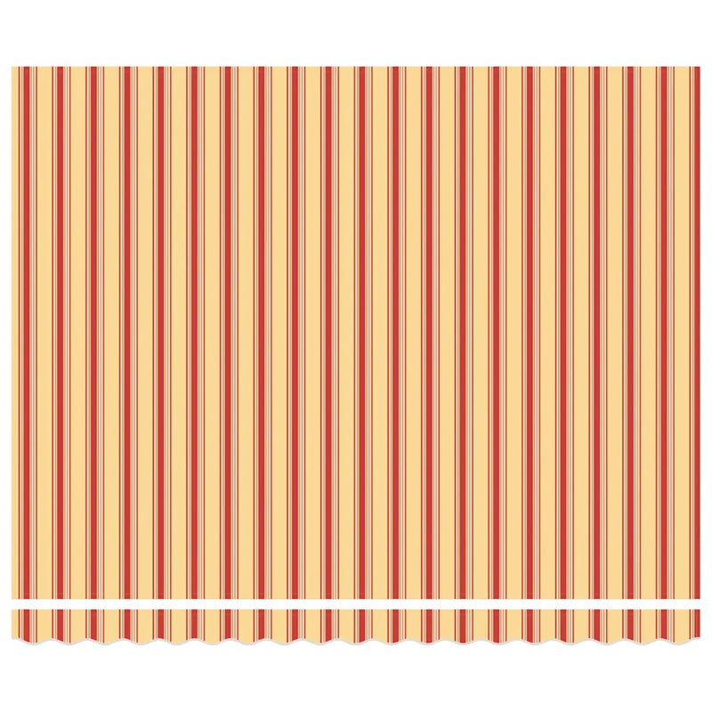 Retractable Awning Yellow and Orange 400 x 300 cm