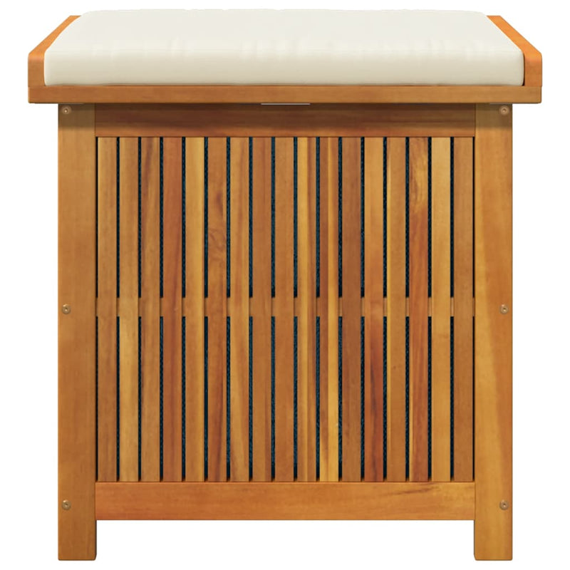 vidaXL Outdoor Cushion Box 60x50x61 cm Solid Wood Acacia