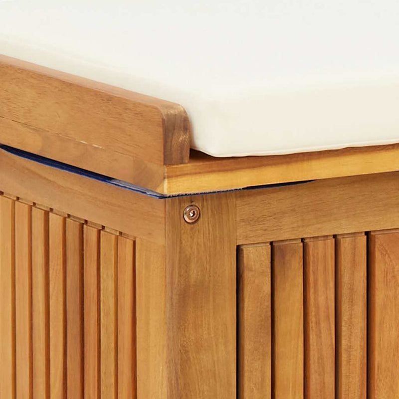 vidaXL Outdoor Cushion Box 60x50x61 cm Solid Wood Acacia