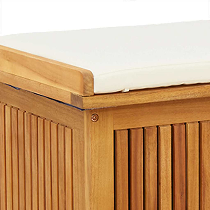 vidaXL Outdoor Cushion Box 90x50x60.5 cm Solid Wood Acacia