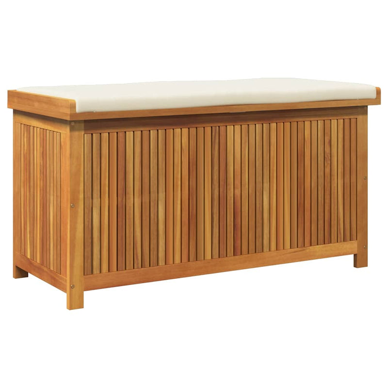 vidaXL Outdoor Cushion Box 113x50x60.5 cm Solid Wood Acacia