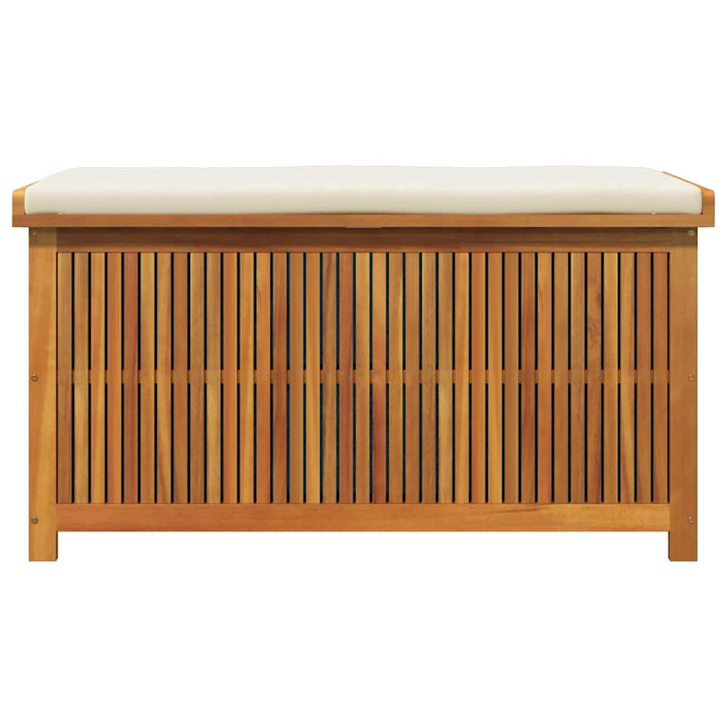 vidaXL Outdoor Cushion Box 113x50x60.5 cm Solid Wood Acacia