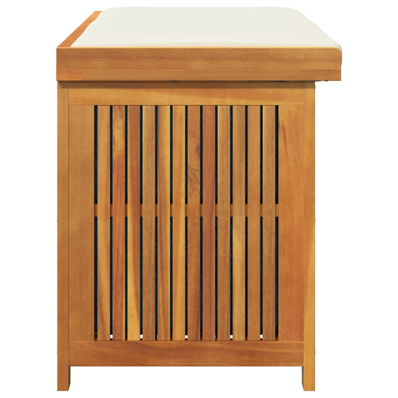 vidaXL Outdoor Cushion Box 113x50x60.5 cm Solid Wood Acacia
