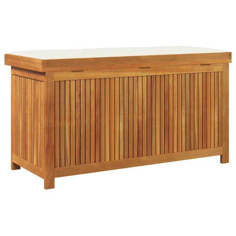 vidaXL Outdoor Cushion Box 113x50x60.5 cm Solid Wood Acacia