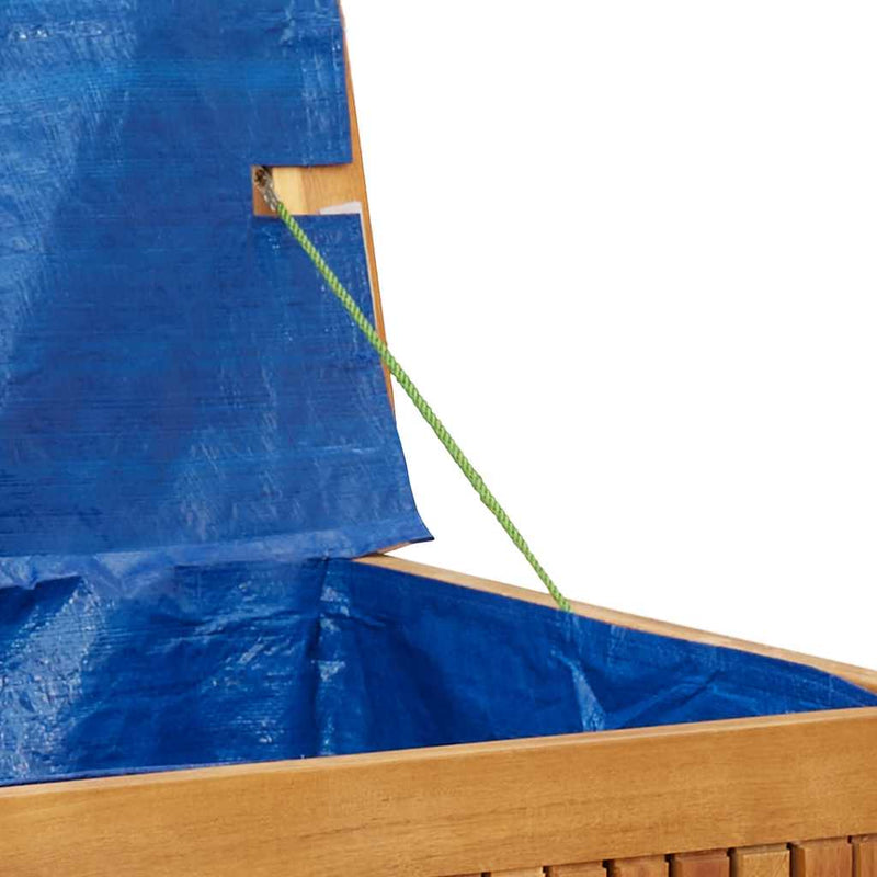 vidaXL Outdoor Cushion Box 113x50x60.5 cm Solid Wood Acacia