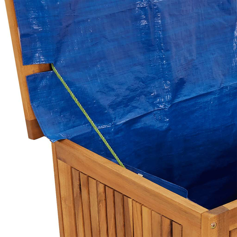 vidaXL Outdoor Cushion Box 113x50x60.5 cm Solid Wood Acacia