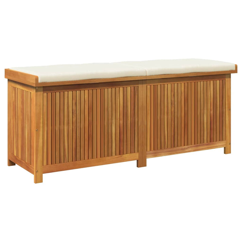 vidaXL Outdoor Cushion Box 150x50x60.5 cm Solid Wood Acacia