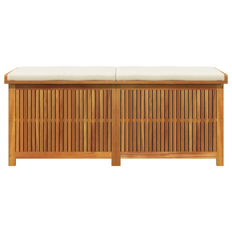 vidaXL Outdoor Cushion Box 150x50x60.5 cm Solid Wood Acacia