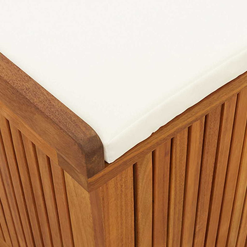 vidaXL Outdoor Cushion Box 150x50x60.5 cm Solid Wood Acacia