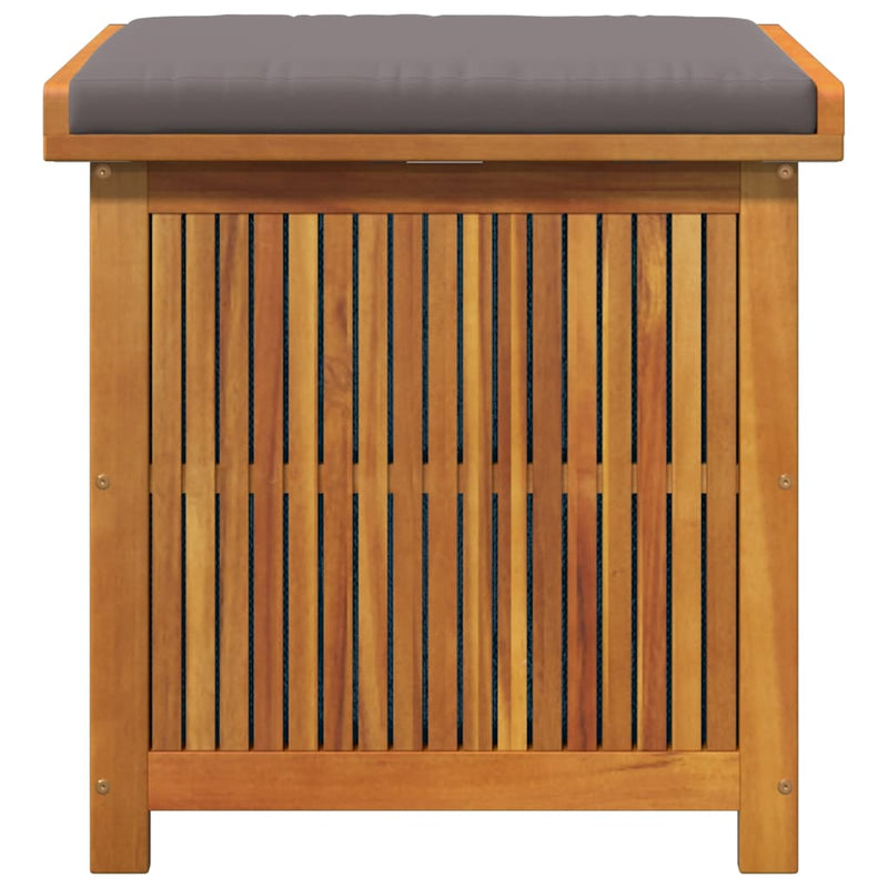 vidaXL Outdoor Cushion Box 60x50x61 cm Solid Wood Acacia