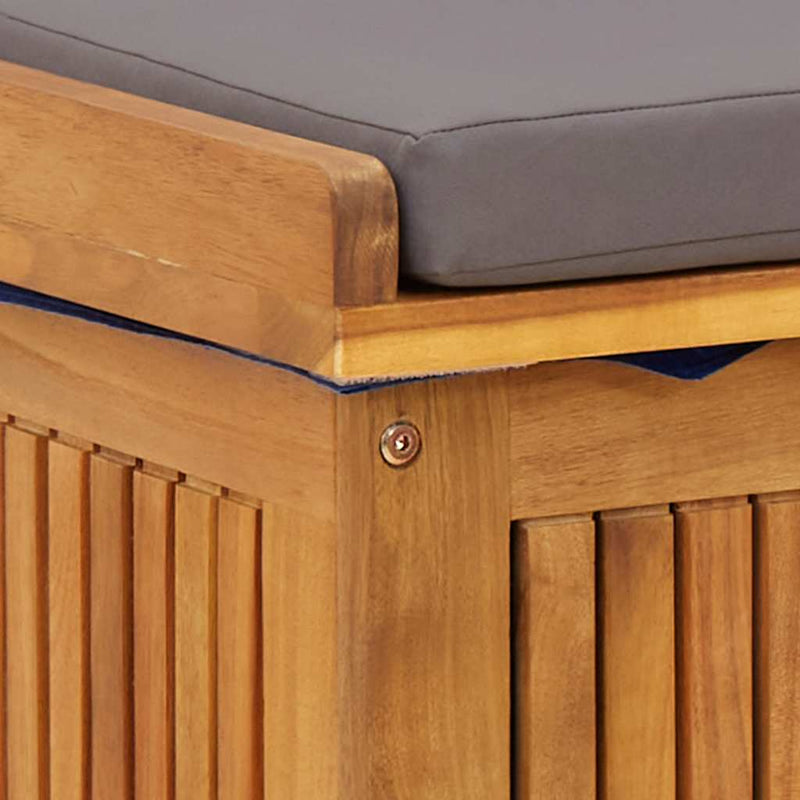 vidaXL Outdoor Cushion Box 60x50x61 cm Solid Wood Acacia