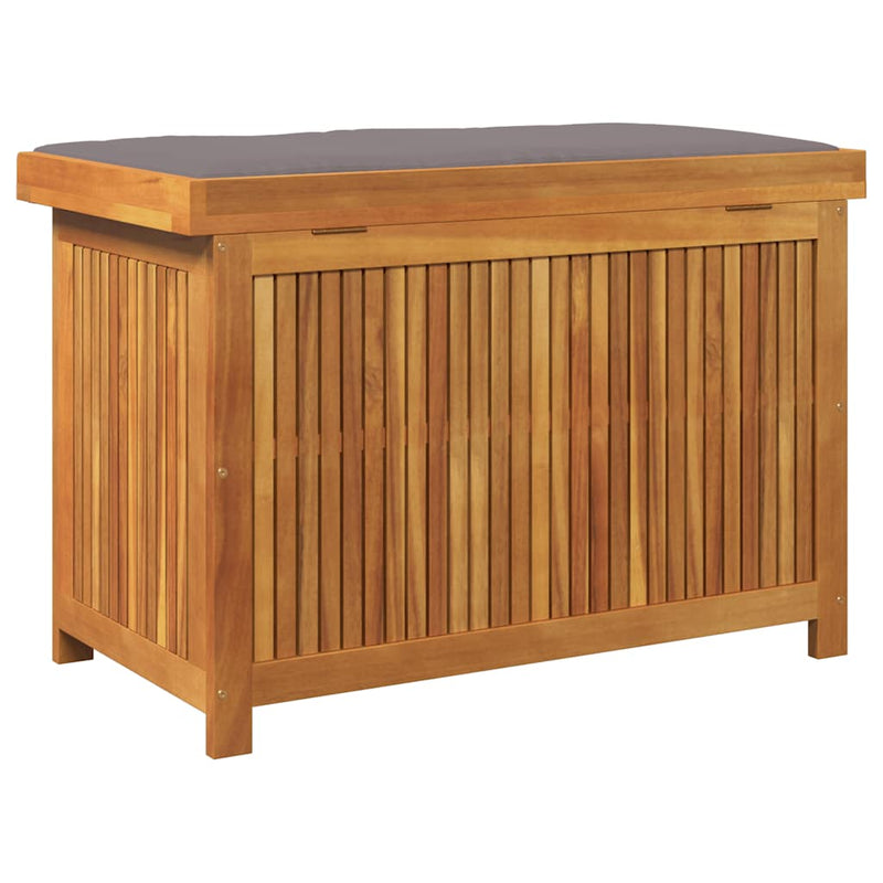 vidaXL Outdoor Cushion Box 90x50x60.5 cm Solid Wood Acacia