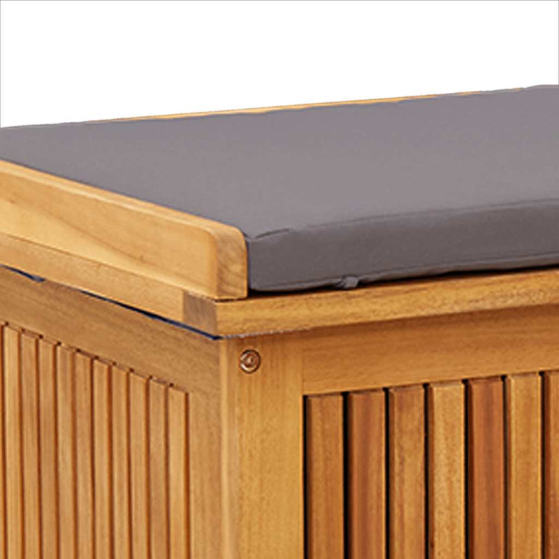 vidaXL Outdoor Cushion Box 90x50x60.5 cm Solid Wood Acacia