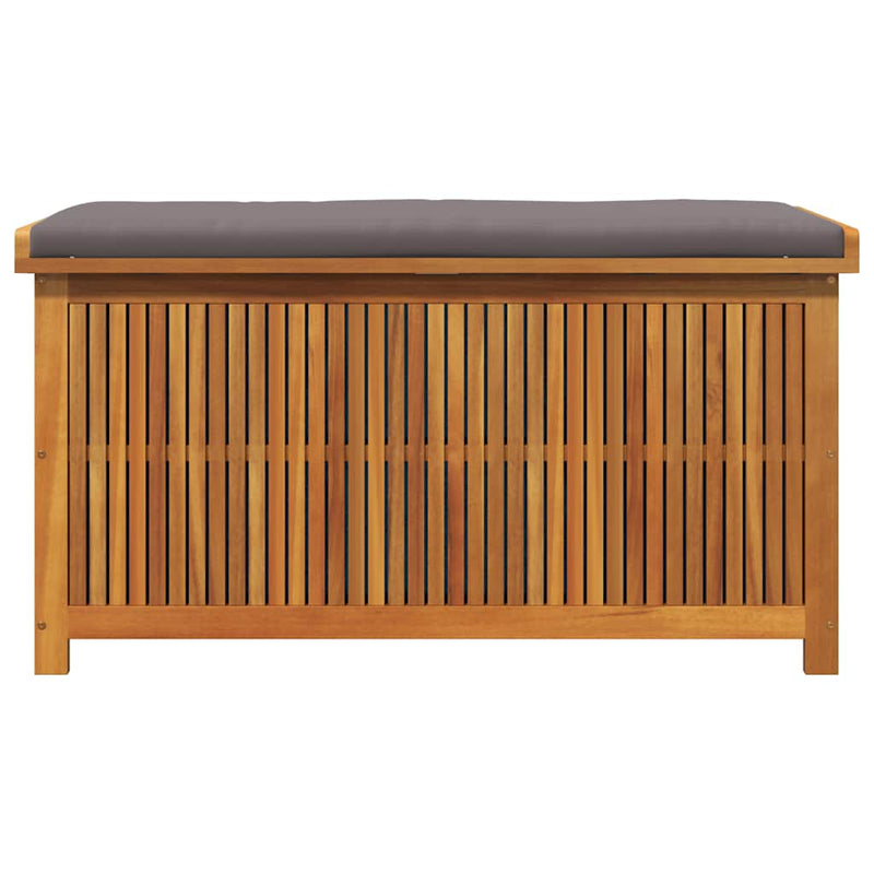 vidaXL Outdoor Cushion Box 113x50x60.5 cm Solid Wood Acacia