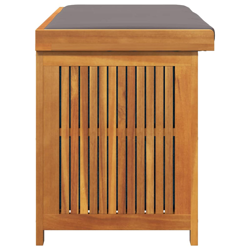 vidaXL Outdoor Cushion Box 113x50x60.5 cm Solid Wood Acacia