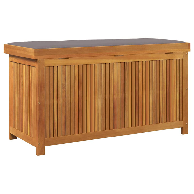 vidaXL Outdoor Cushion Box 113x50x60.5 cm Solid Wood Acacia