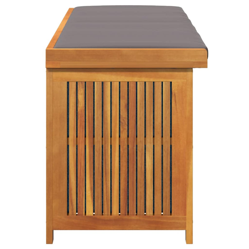 vidaXL Outdoor Cushion Box 150x50x60.5 cm Solid Wood Acacia