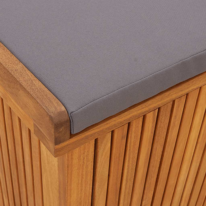 vidaXL Outdoor Cushion Box 150x50x60.5 cm Solid Wood Acacia